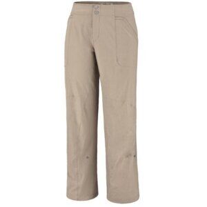 Mountain Hardwear Petra Pants Tan Nylon Stretch Hiking Climbing, Sz 4